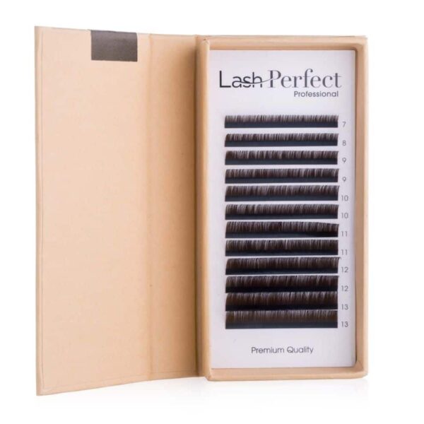LP Brown Lashes Mink C Curl 0,15 7-12 mix tray